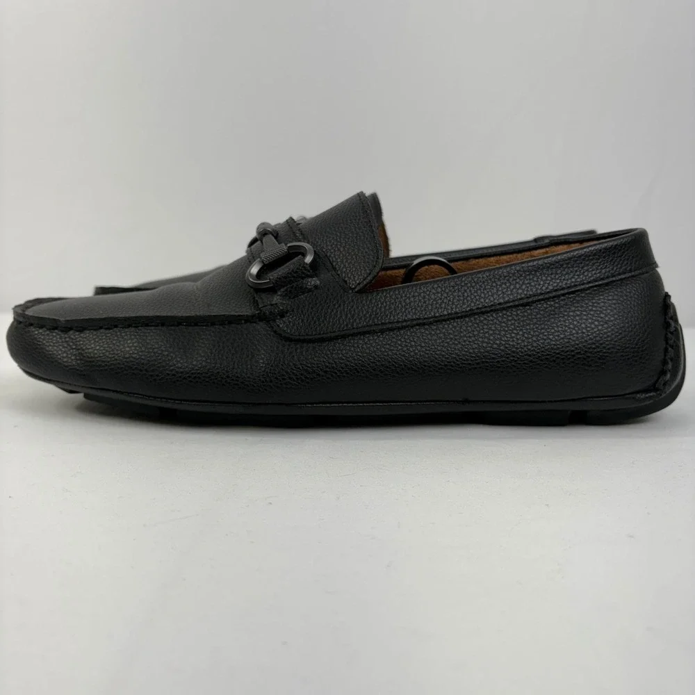 Kenneth Cole Dawson Bit Driver‎ Mens Black Slip On Loafers Shoes Size 10M